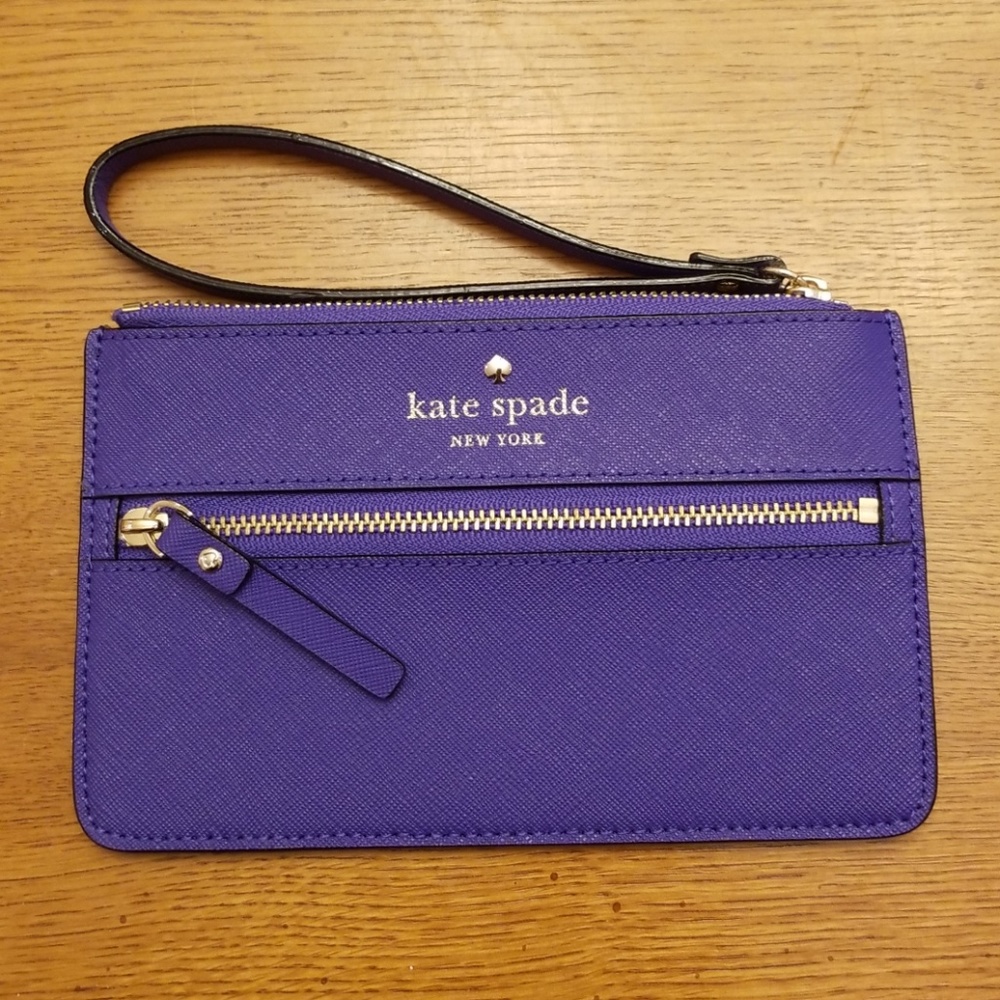 Kate Spade Mikas Pond Bee Blue Wristlet